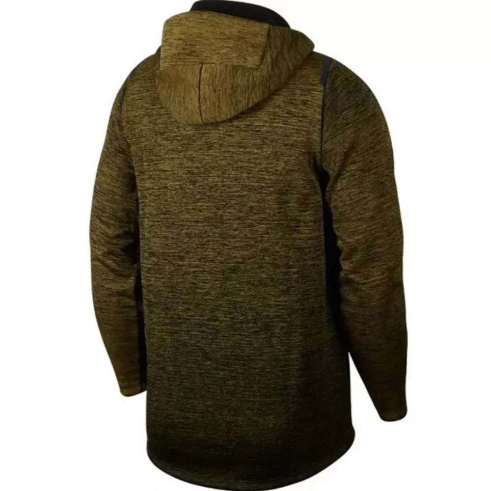 Nike Therma Sphere Training Jacket Olive Green Canvas Black Men Size XL